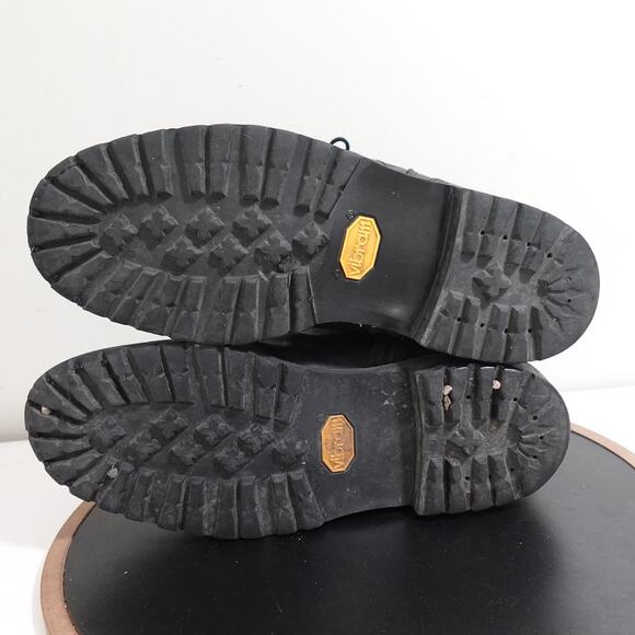 Red Wing Boots Mens Size 11.5 Black‎ Leather Work Steel Toe Vibram Sole EH ASTM - Picture 10 of 10
